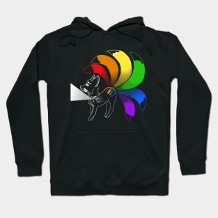 Prism Kitsune (transparent) Hoodie